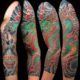 Arm Dragons Hannya/Oni Sleeve Tattoo
