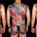 Animals Backpiece Japanese Koi Mythology Tattoo
