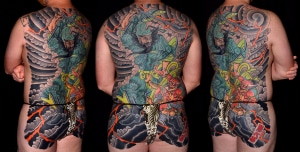 Back Backpiece Hannya/Oni Japanese Mythology Tattoo