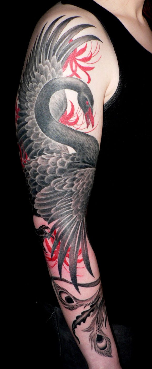 Birds Sleeve Tattoo - Slave to the Needle