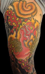 Japanese Lion Tattoo