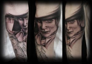 Black & Grey Dark/Horror Portraits Realistic/Realism Tattoo