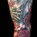 Catrina/Day of the Dead Dark/Horror Sleeve Woman Tattoo