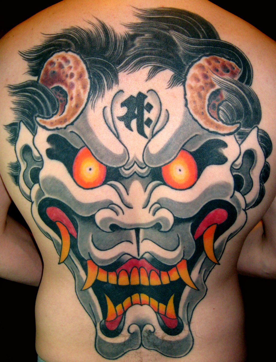 Backpiece Hannya/Oni Tattoo