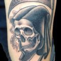 Dark/Horror Skull Tattoo