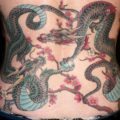 Back Dragons Japanese Tattoo