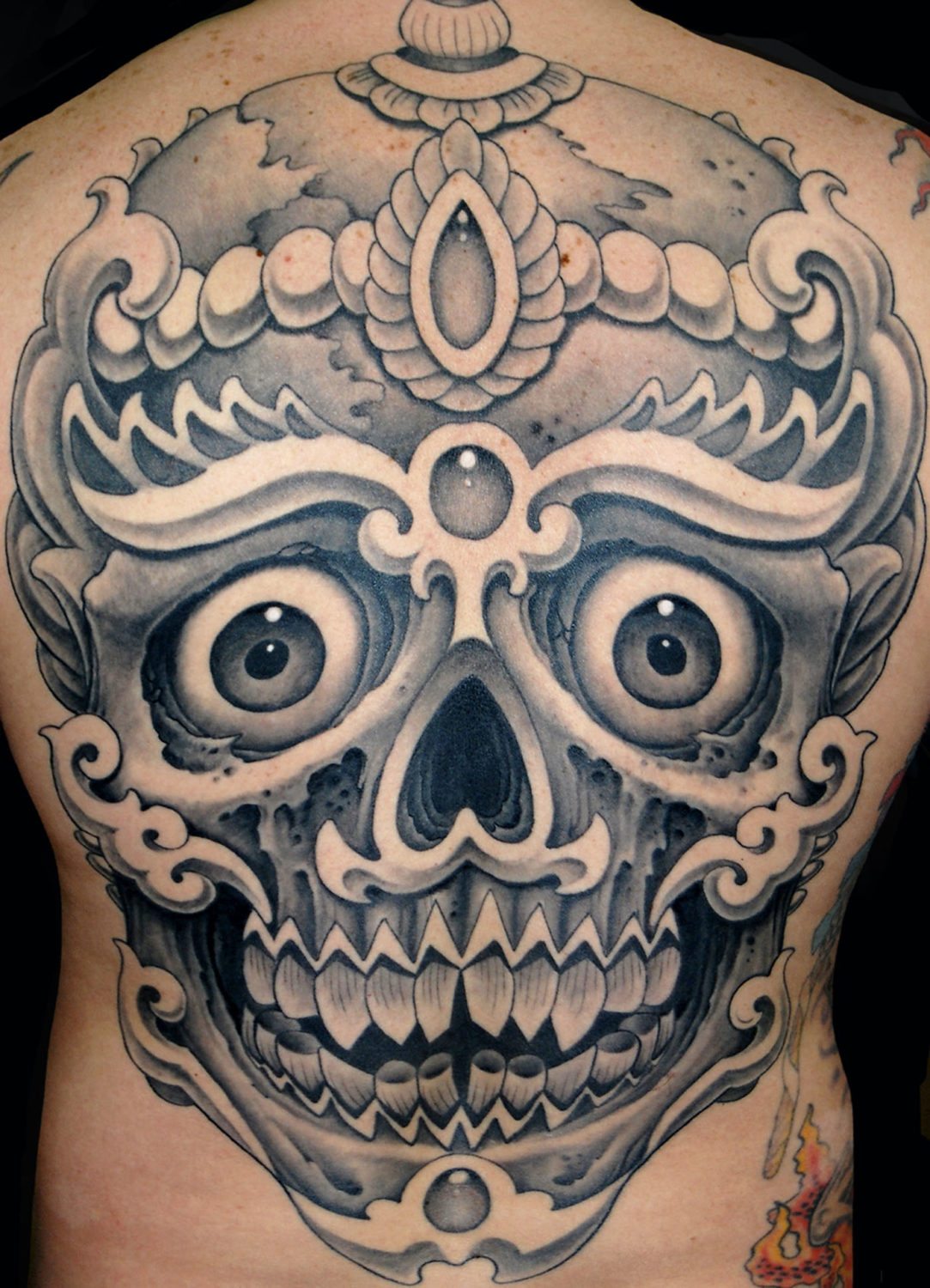 Religious/Spiritual Skull Tattoo