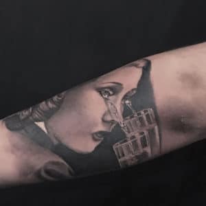 Black & Grey Realistic/Realism Tattoo