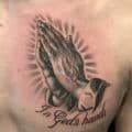 Black & Grey Religious/Spiritual Tattoo