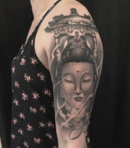 Arm Black & Grey Realistic/Realism Religious/Spiritual Tattoo