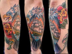 Hawks/Eagles Neo-Traditional Traditional/Americana Tattoo