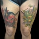 Hannya/Oni Japanese Leg Tattoo