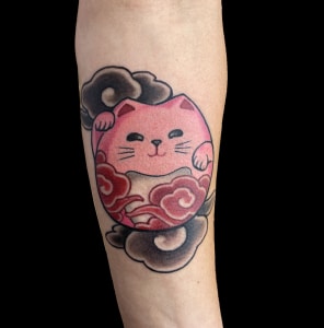 Animals Arm Japanese Tattoo