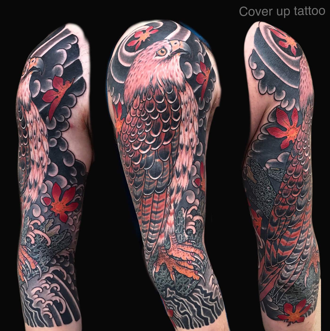 Animals Arm Birds Hawks/Eagles Sleeve Tattoo - Slave to the Needle