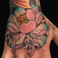 Flowers Hand Japanese Tattoo
