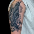 Arm Birds Black & Grey Hawks/Eagles Traditional/Americana Tattoo