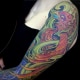 Animals Arm Neo-Traditional Phoenix Sleeve Tattoo