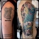 Animals Arm Cover up Japanese Koi Tattoo