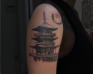Arm Black & Grey Japanese Realistic/Realism Tattoo