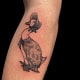Animals Arm Black & Grey Tattoo